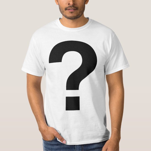 CAMISETA SIGNO DE INTERROGACIÓN (Anverso)