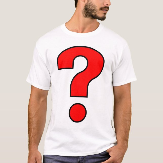 Camiseta Signo de interrogación (Anverso)