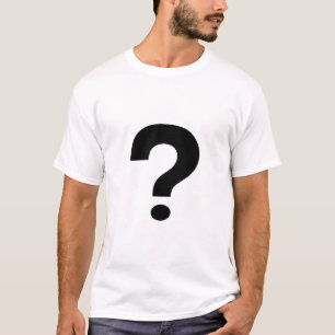 Camiseta Signo de interrogación