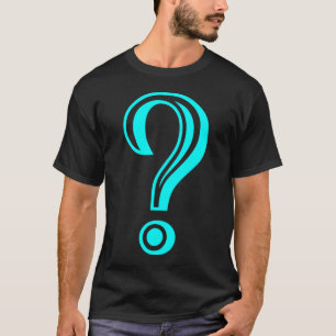 Camiseta Signo de Interrogación Tallado