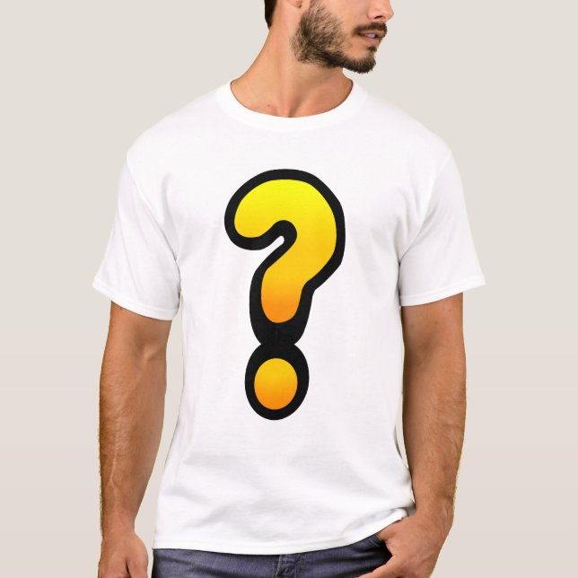 Camiseta Signo de interrogación y marca de exclamación (Anverso)