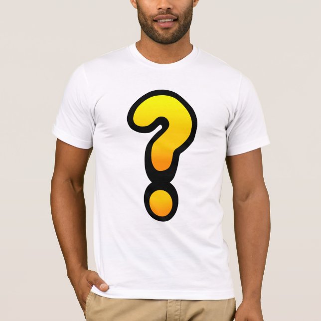 Camiseta Signo de interrogación y marca de exclamación (Anverso)