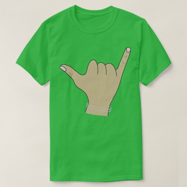 Camiseta Signo de la mano de Shaka (Diseño del anverso)