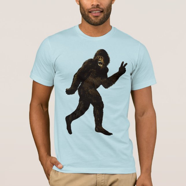 Camiseta Signo de la paz de Bigfoot (Anverso)