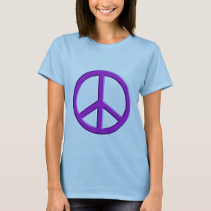 Camiseta Signo de la paz de la lavanda