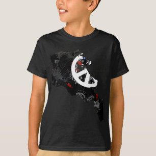 Camiseta Signo de la paz de moda de Armenia con el mapa