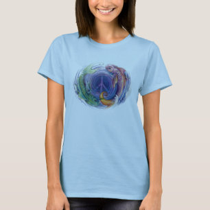 Camiseta signo de la paz de Piscis