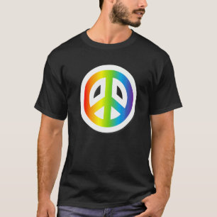 Camiseta Signo de la paz del orgullo amor Tees gráficos del