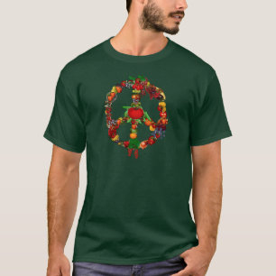 Camiseta Signo de la paz del Veggie