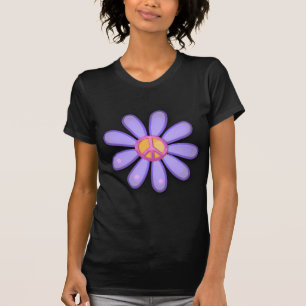 Camiseta Signo de la paz rosado bonito