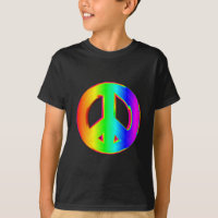 signo de la paz tridimensional #1 del arco iris
