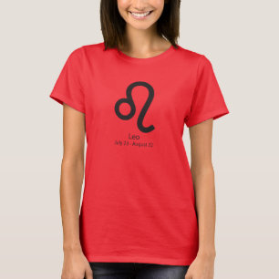 Camiseta Signo de Leo Zodiac