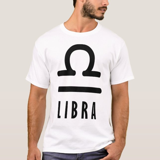 Camiseta Signo de Libra zodiac (Anverso)