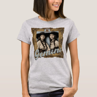 Camiseta Signo de nacimiento de astrología gemini gemelos v