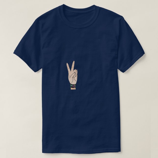 Camiseta Signo de paz 5 (Diseño del anverso)