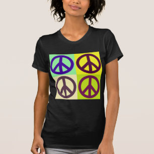 Camiseta Signo de paz arte pop