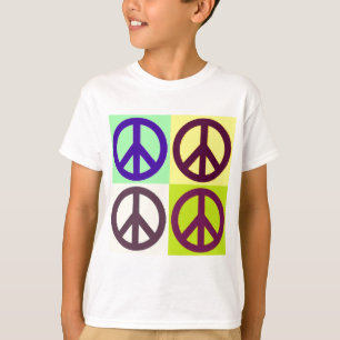 Camiseta Signo de paz arte pop