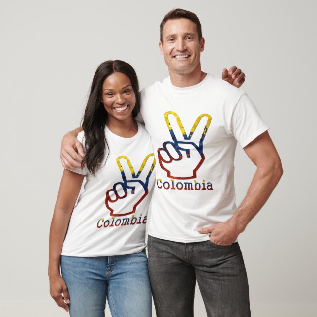 Camiseta Signo de paz colombiano (Unisexo)