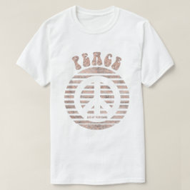 Camiseta Signo de paz con círculo estresado