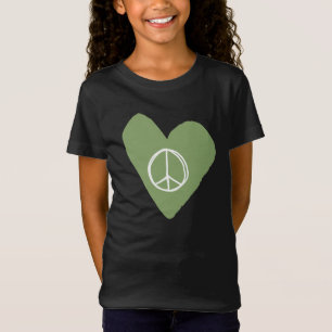 Camiseta Signo de paz corazón