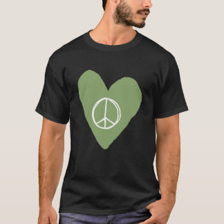 Camiseta Signo de paz corazón