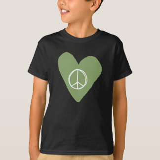 Camiseta Signo de paz corazón