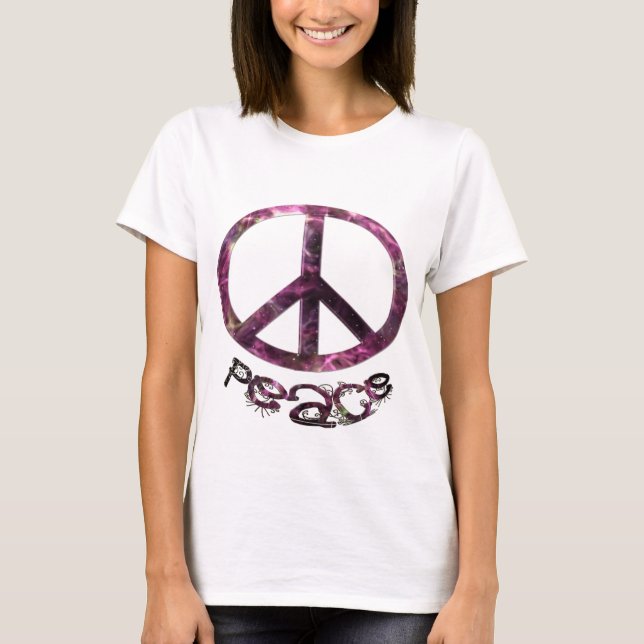 Camiseta Signo de paz de Bonito único (Anverso)