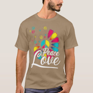 Camiseta Signo de paz de flor