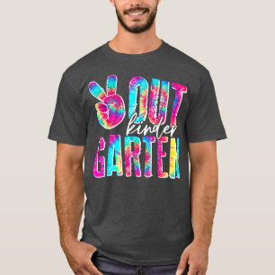 Camiseta Signo de paz de graduación feliz entregando guarde