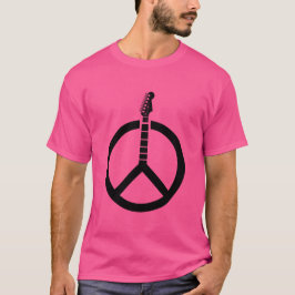 Camiseta Signo de paz de guitarra