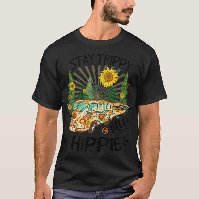 Camiseta Signo de paz de la camioneta "Stay Trippy" (Anverso)