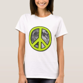 Camiseta Signo de paz de la Luna Verde -