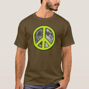 Camiseta Signo de paz de la Luna Verde -