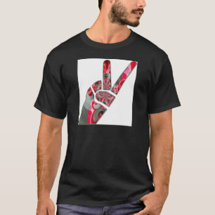Camiseta Signo de paz de mano