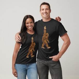 Camiseta Signo de paz de pie grande