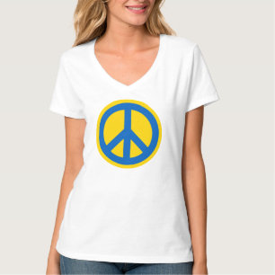 Camiseta Signo de paz de Ucrania