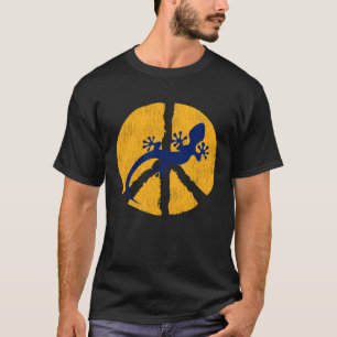Camiseta Signo de paz Gecko Lizard Lover