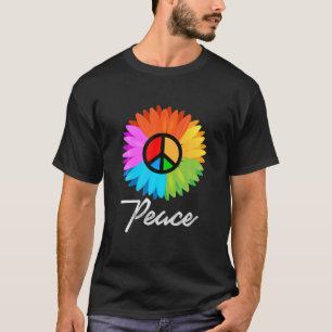 Camiseta Signo de paz hippie símbolo amor esperanza regalo 