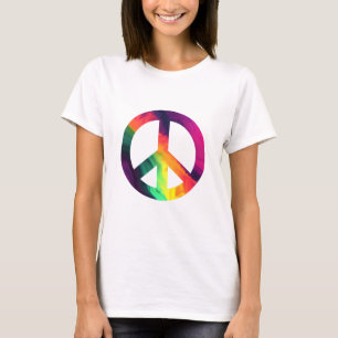 Camiseta Signo de paz hippy