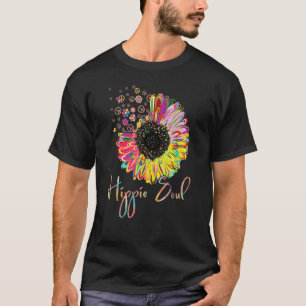 Camiseta Signo de paz margarita amor Hippie Soul Flor de 60