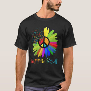 Camiseta Signo de paz margarita Hippie Soul amantes de los 