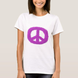 Camiseta Signo de Paz Púrpura