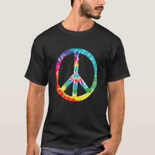 Camiseta Signo de paz tinte