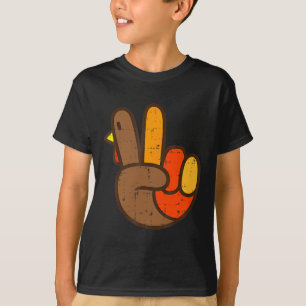 Camiseta Signo de paz Turquía dándole gracias a Guay Hippie