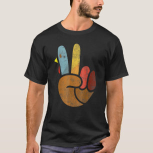 Camiseta Signo de paz Turquía dándole gracias a Guay Hippie