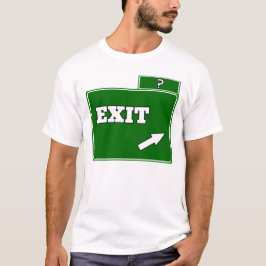 Camiseta ¿? Signo de salida
