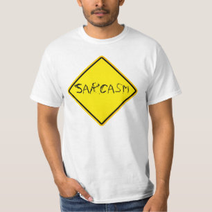 Camiseta signo de sarcasmo