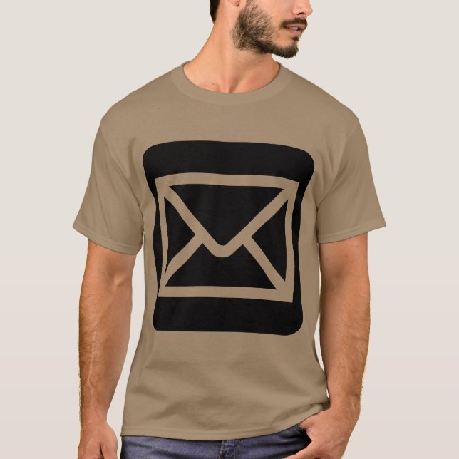 Camiseta Signo de Sobre - Negro (Anverso)