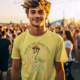 Camiseta Signo del año de la serpiente 2025 Zodiac lunar