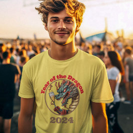 Camiseta Signo del año del dragón 2024 Zodiaco lunar